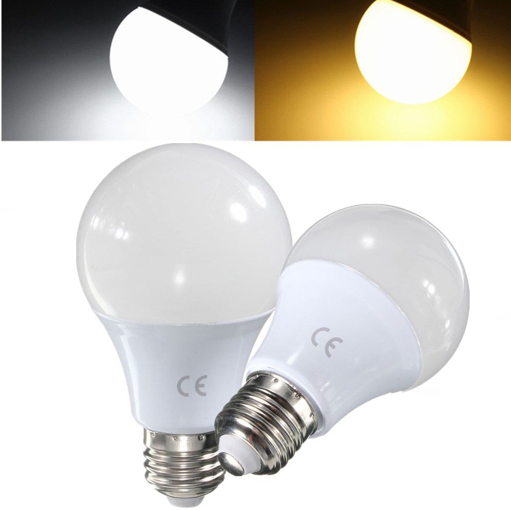 

E27 7W 2835 SMD светодиодные лампы света лампа лампа чистого белого теплого белого освещения дома AC85-265V