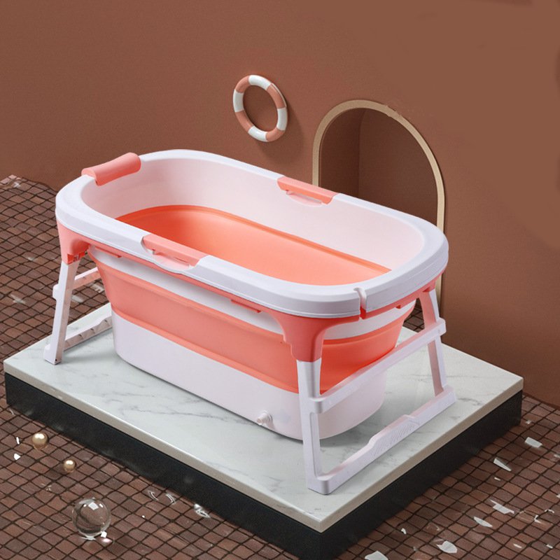 111*63*55cm Large Deep Folding Bath tub Adults Bath Tub Children Bath Tub With Lid 8