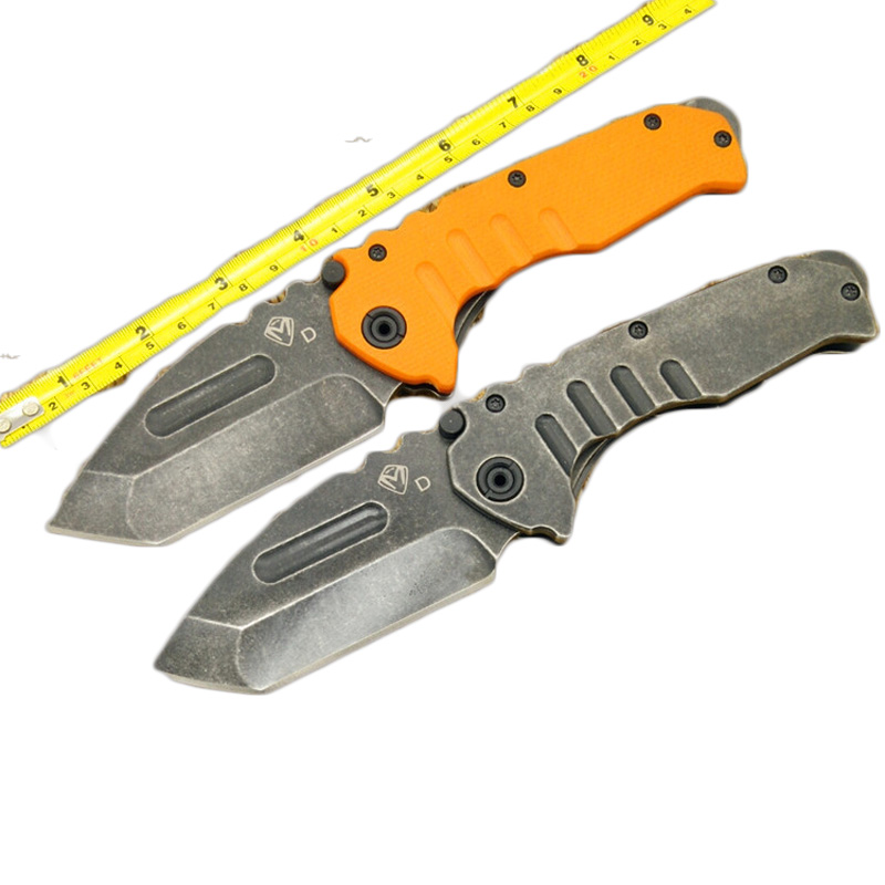 

LAOTIE 220mm 7CR17MOV Stainless Steel Blade G10 Handle Folding Knife Outdoor Survival Camping Knives