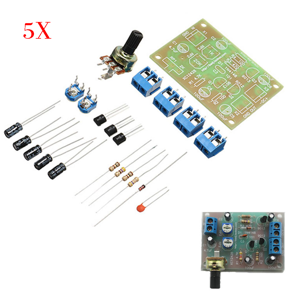

5pcs DC 3V To 6V DIY OTL Discrete Component Circuit Power Amplifier Kits Electronic Training Kits