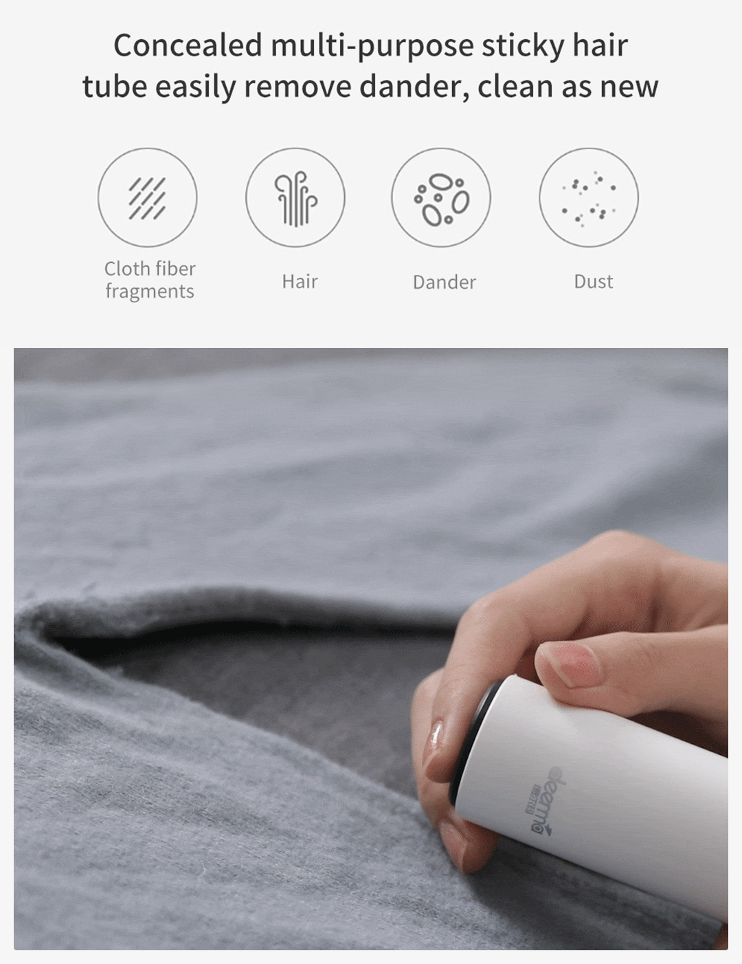 Fa7Da3E3 4Da1 4F9D 82Dd D6Fd228F63F4 Xiaomi &Lt;Strong&Gt;Deerma Clothes Sticky Hair Multi-Function Trimmer Charge Plug-In 7000R / Min Motor Fast Removal Ball&Lt;/Strong&Gt; Concealed Multi-Purpose Sticky Hair Tube Easily Remove Dander, Clean As New. The &Lt;Strong&Gt;Sticky Hair Tube&Lt;/Strong&Gt; Is Hidden At The Handle To Maximize The Space Utilization. Pulling It Out Can Absorb The Residual Dander, Effectively Preventing The Dander And The Clothes Fiber From Winding Up Again. Easy To Operate, Make Clothes New And Fashion Https://Youtu.be/Cbkpzs7Ufpa Xiaomi Xiaomi Deerma Portable Lint Remover Multi-Function Usb Charging