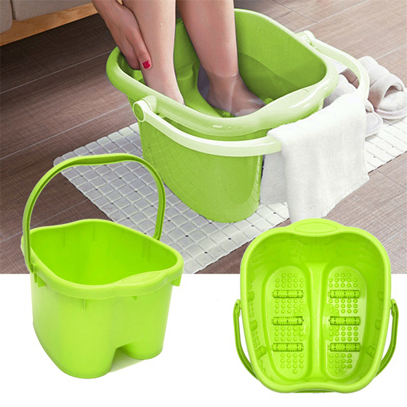 

Rolling Massage Sturdy Plastic Bucket Foot Spa Bath Massager