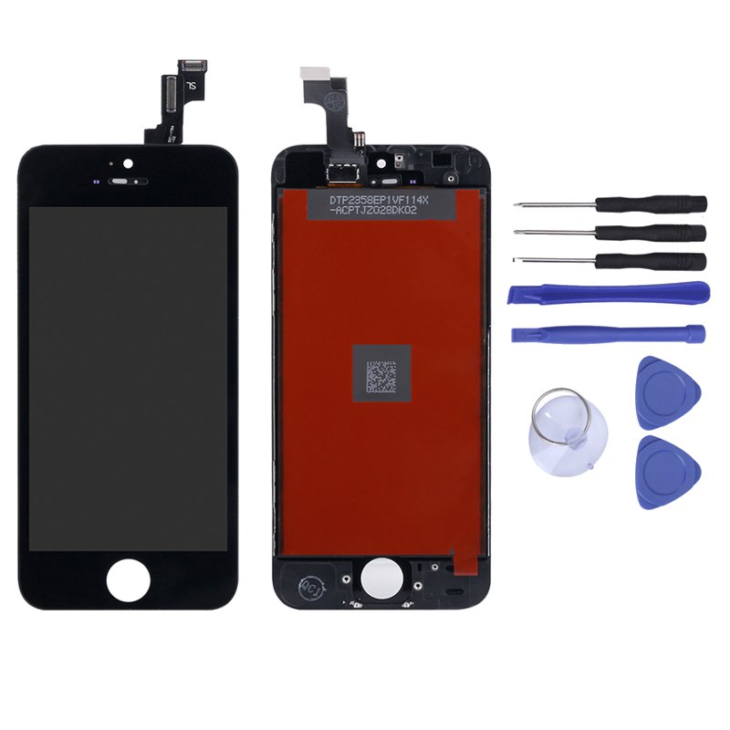 

Full Assembly LCD Display+Touch Screen Digitizer Replacement With Repair Tools For iPhone 5S