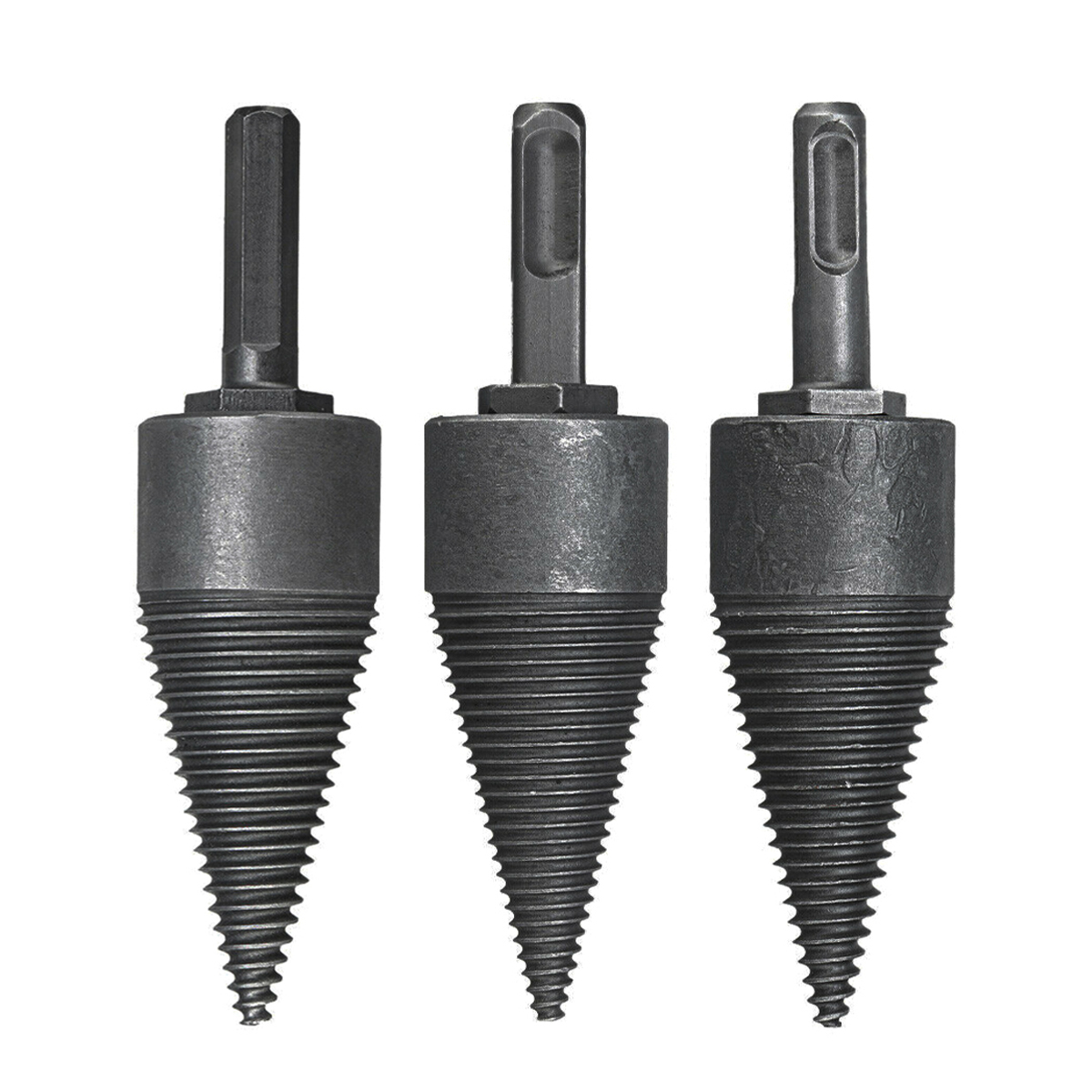 

32mm Household Splitter Drill Bit L140mm Square Round Hex Shank Steel Kindling Firewood For Hand Drill