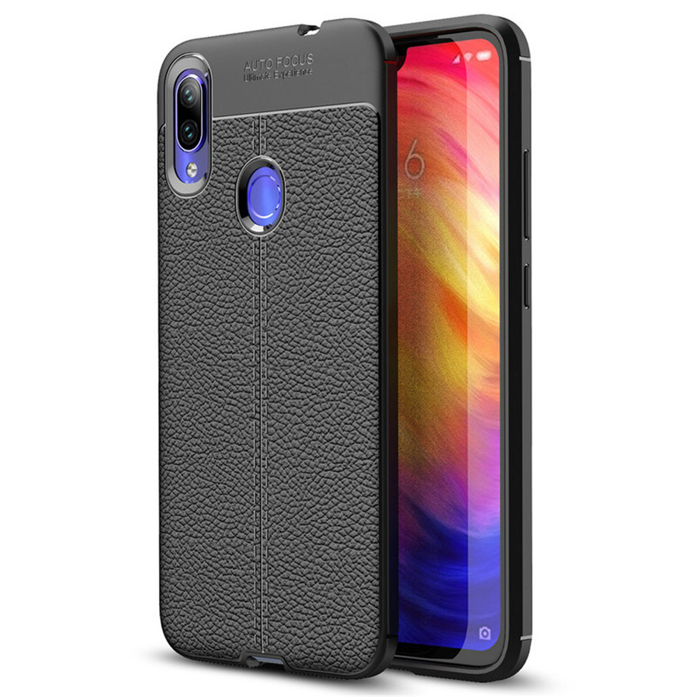 

Bakeey™ Litchi Pattern Shockproof Soft TPU Back Cover Protective Case for Xiaomi Redmi Note 7 / Note 7 Pro Non-original