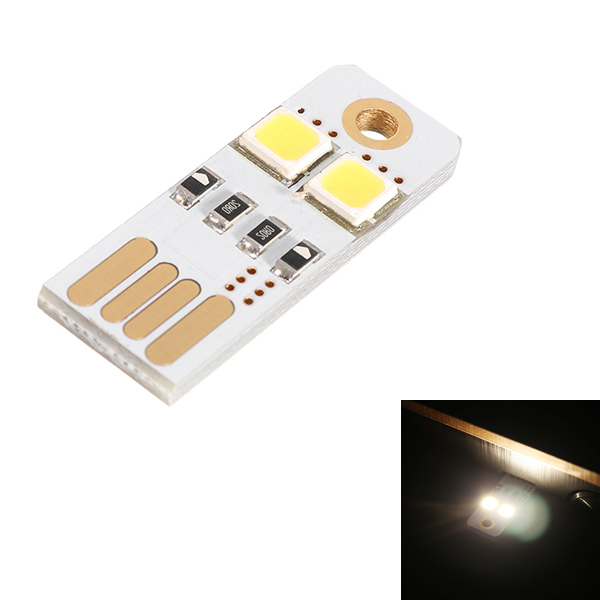 

LG USB ультратонкий компактный свет фонарик с двумя светодиодами