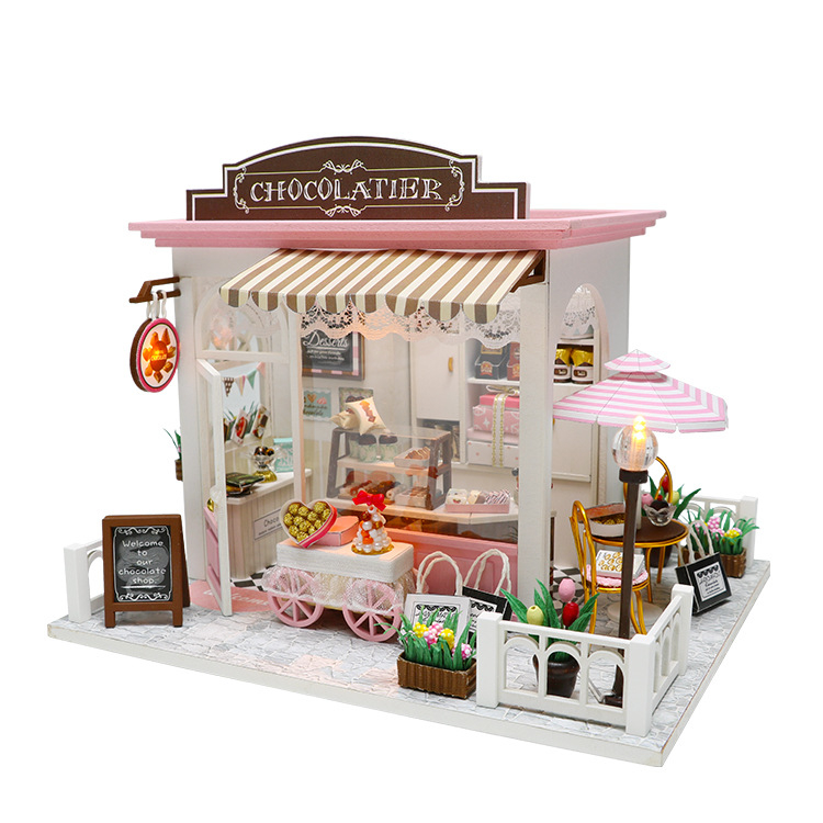 

Hoomeda C007 DIY Doll House Cocoa's Fantastic Ideas With Cover Music Movement Gift Decor Toys