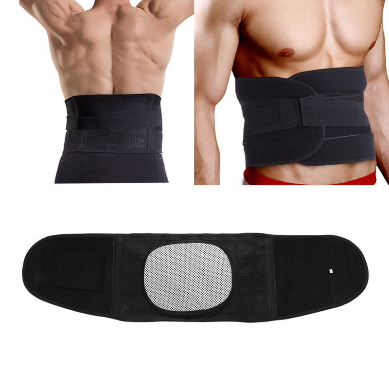 

Adjustable Lower Back Support Sports Double Pull Strap Lumbar Brace Posture Belt Protector