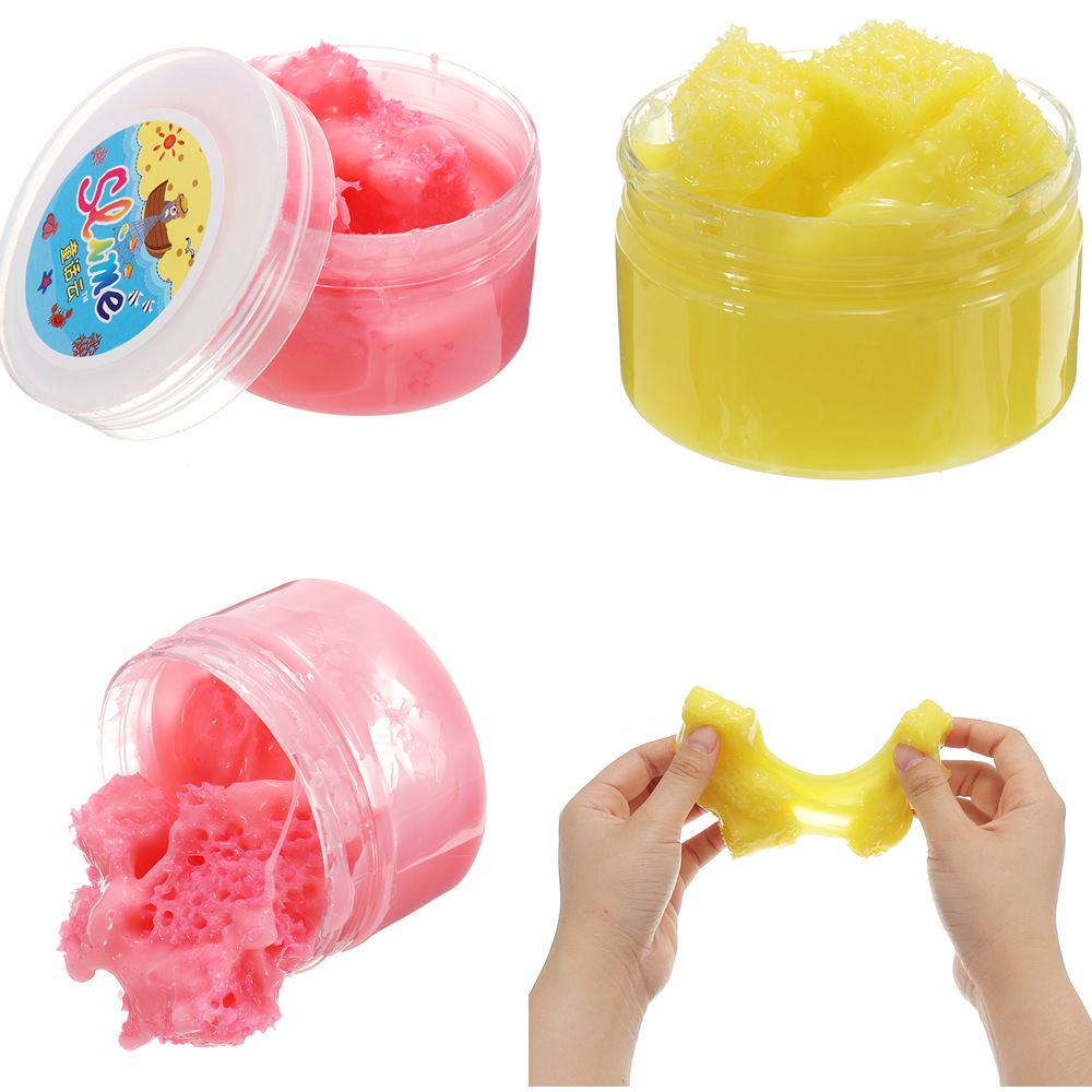 

Squishy Sponge Slime Slow Honeycomb 7 * 4CM Mud DIY Нетоксичные дети Putty Safty Здоровье Toy