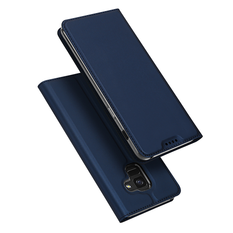 

DUX DUCIS Слот для карт памяти Flip Bracket Защитный Чехол для Samsung Galaxy A8 Plus (2018)