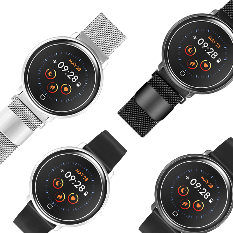 

Bakeey HW03 Weather Forcast Music Control Heart Rate Blood Pressure Oxygen Multi-sport Modes Sleep Track Smart Watch