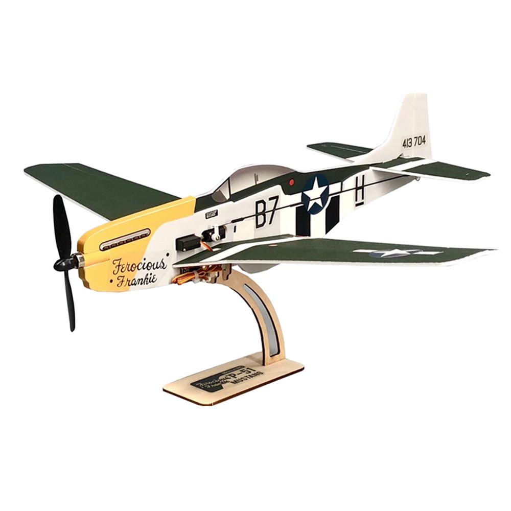 

MinimumRC P-51 Mustang 4CH 360mm Wingspan RC Airplane Fixed Wing KIT/PNP