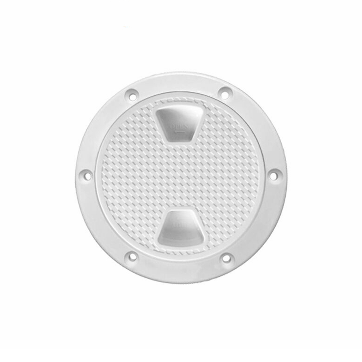 

BSET MATEL 6inch White Screw Out Inspection Deck Plate Hatch Marine Boat Yacht Detachable Cover Rv Plastic