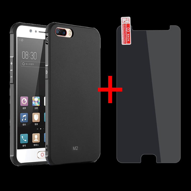 

Bakeey Shockproof Soft Silicone Case+Tempered Glass Screen Protector for Nubia M2 Global Rom