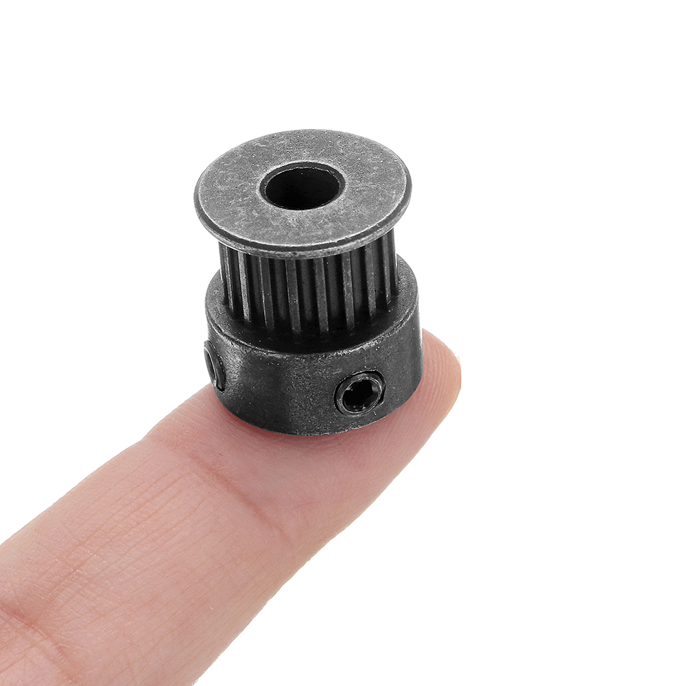 

3PCS Creality 3D® Black 2GT-20 Teeth Aluminum Timing Pulley Wheel 5mm Inner For Ender-3 3D Printer