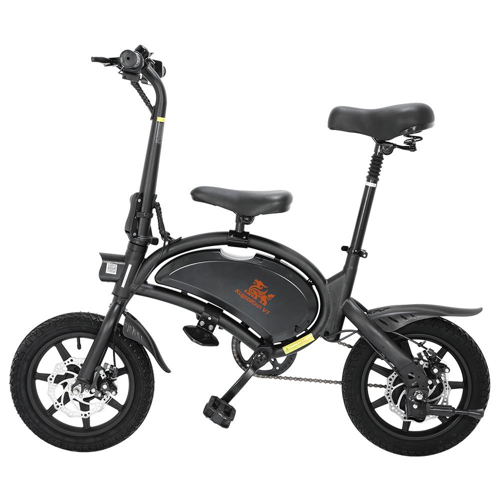 Find EU DIRECT Kugoo Kirin V1 7 5Ah 48V 400W 14in Folding Moped Electric Bike 25KM Mileage Electric Scooter Max Load 120Kg for Sale on Gipsybee.com with cryptocurrencies