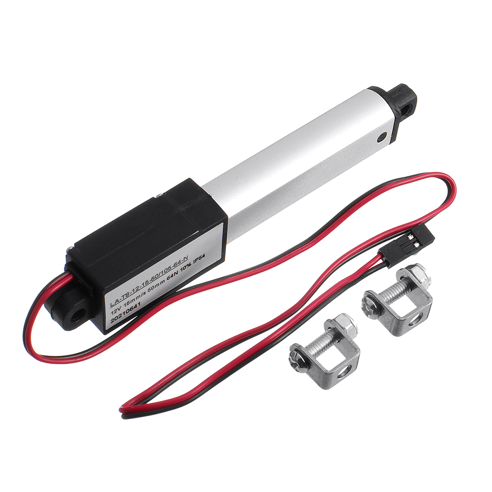 Find Machifit 10 100mm Stroke Mini Electric Linear Actuator Motor DC 6/12V 15mm/s Telescopic Rod Lifter for Sale on Gipsybee.com with cryptocurrencies