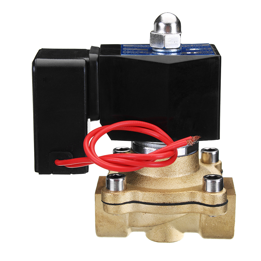 

1/2" AC 220V Brass Electric Solenoid Valve Energy Saving Normally Closed Water Switch Valve