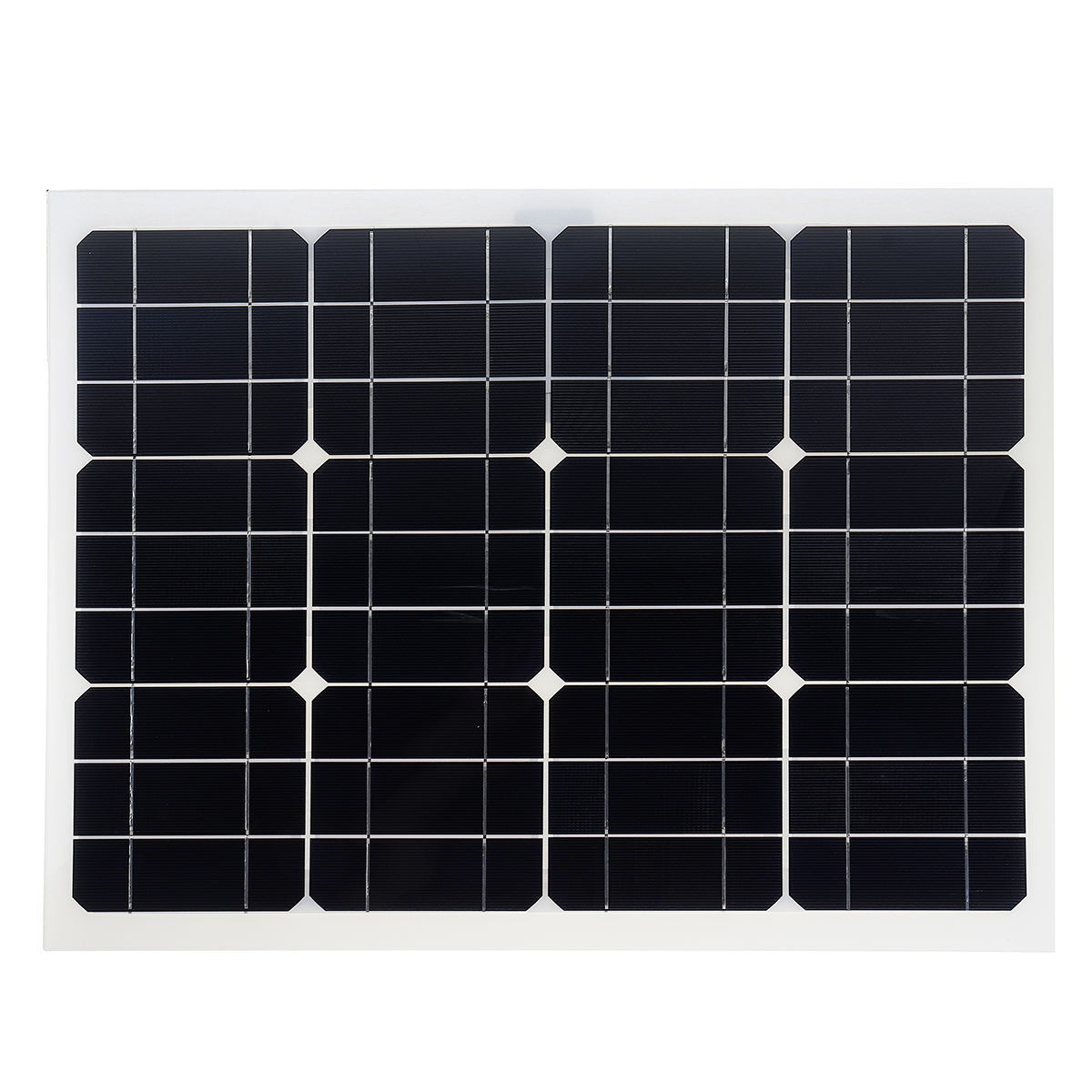

Solar Panels Double USB Interface 30W 12V/5V DC Crocodile Clip Four Heads Monocrystalline Solar Panel