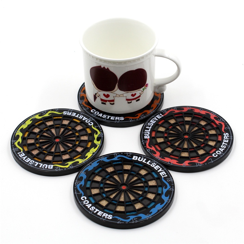 

4Pcs/1Set Darts Creative Cup Pad Coaster