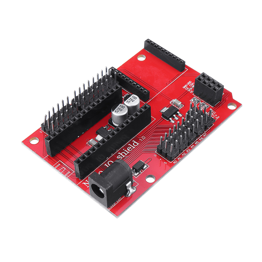 

Nano Shield Atmega328P IO Sensor Wireless Expansion Board Geekcreit for Arduino - products that work with official Arduino boards