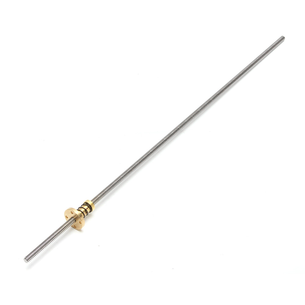 T8 100/200/300/400/600mm 8mm Lead Screw with Anti-Backlash Nut