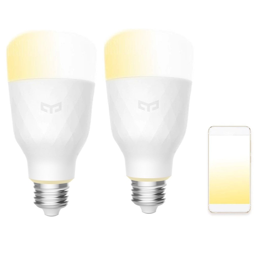 

2PCS Yeelight YLDP05YL E27 10W Warm White to Daywhite WiFi Smart LED Bulb AC100-240V(Xiaomi Ecosystem Product)