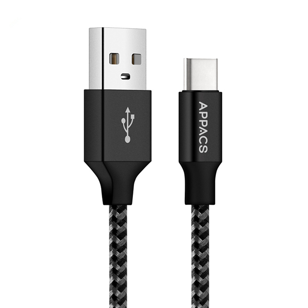 

APPACS 2.4A Type C Braided Fast Charging Data Cable 1M For Oneplus 5T Xiaomi 6 Mix 2S Mi A1 S9+