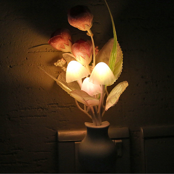 

Тюльпан LED затемнение ночь свет 7 цветов изменяя искусственный тюльпан управление светом стены дома декор