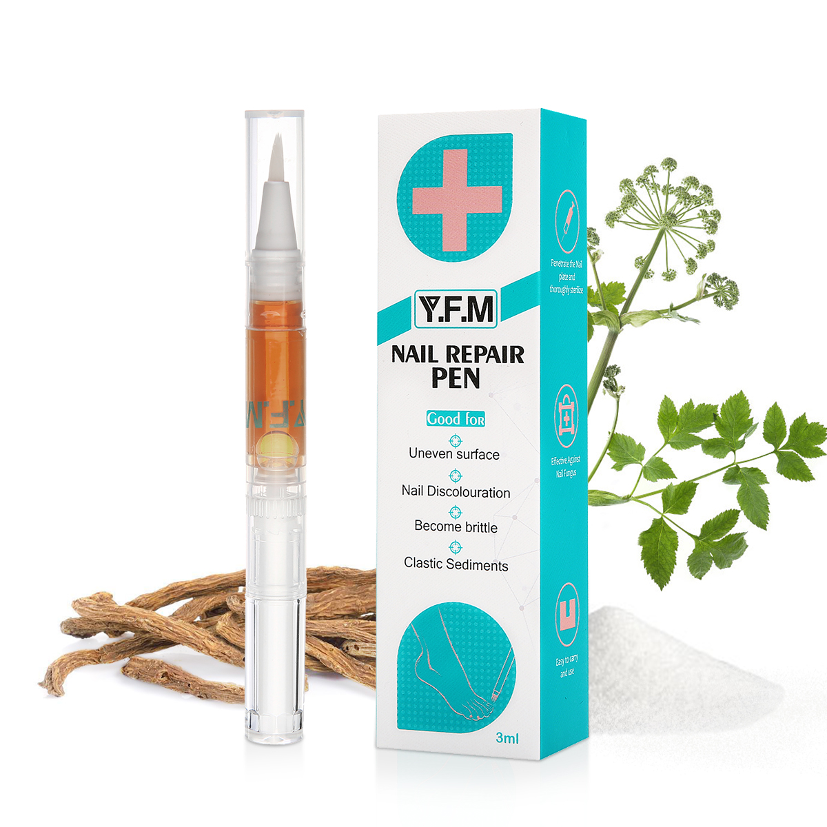 

Y.F.M® 3ml Toenail Onychomycosis Curing Pen