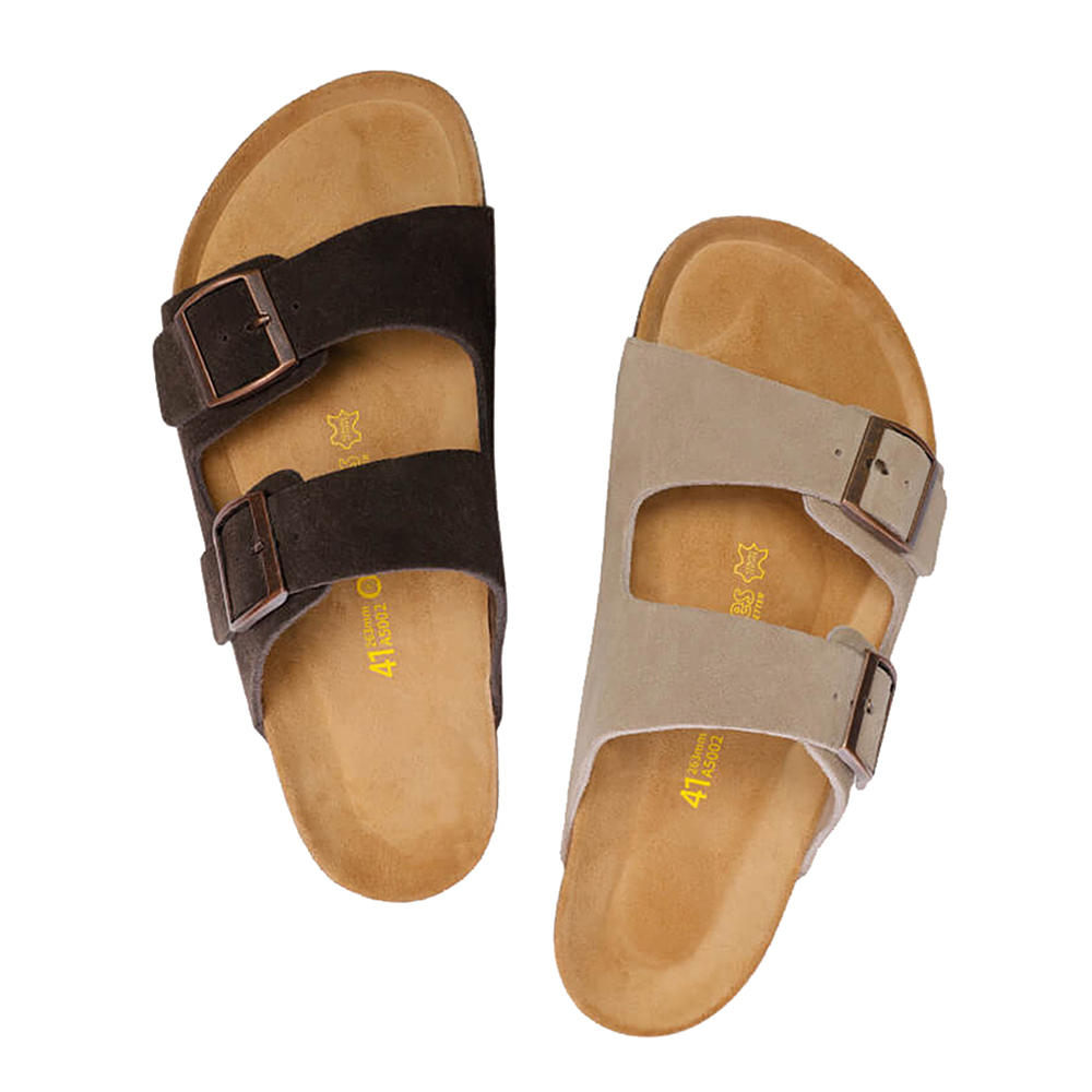 

Aishoes Soft Leather Wooden Men Sandals Thick Bottom Wear Resistance Non-slip Summer Beach Sandals From Xiaomi Youpin