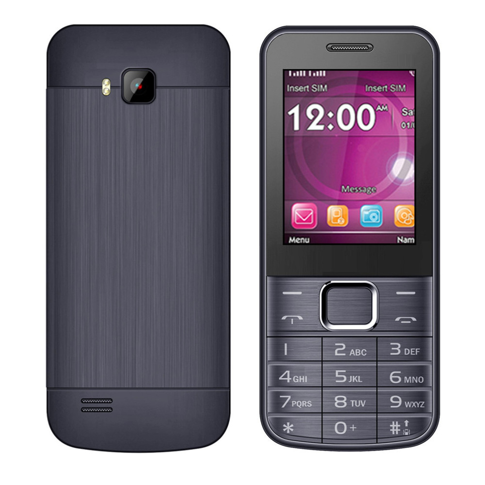 

SERVO 225 2.4 дюймов 1100mAh Bluetooth Whatsapp Fackbook FM MP3 Металлический корпус Dual SIM-карта Feature Phone