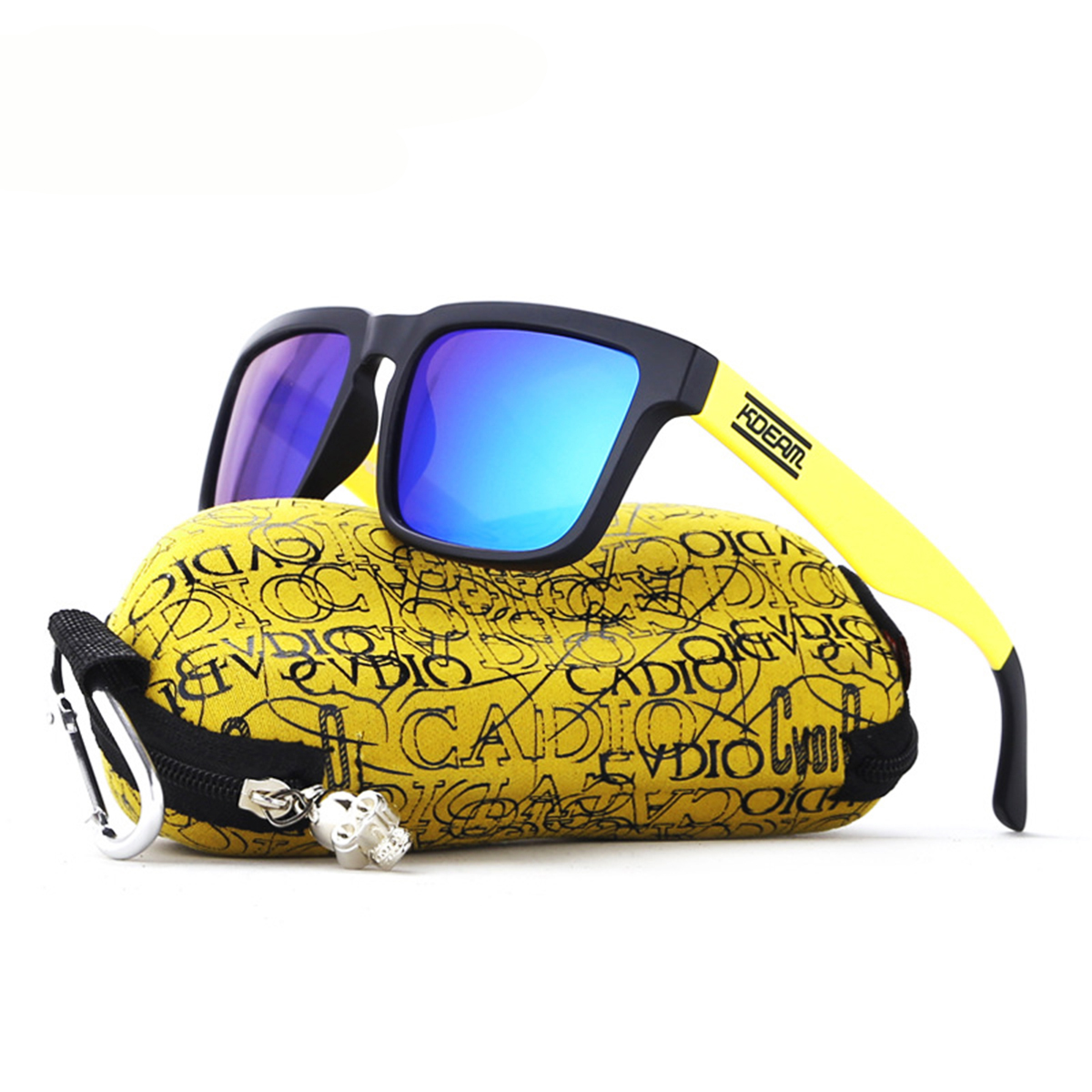 

KDEAM KD901P-C2 Polarized Sunglasses Men Women UV400 Square Polarized Sun Glasses for Outdoor Outdoor Golf Running Driving