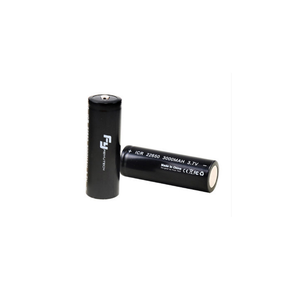 Feiyu tech 22650 3000mah 3.7v rechargeable battery for gimbal g5 spg