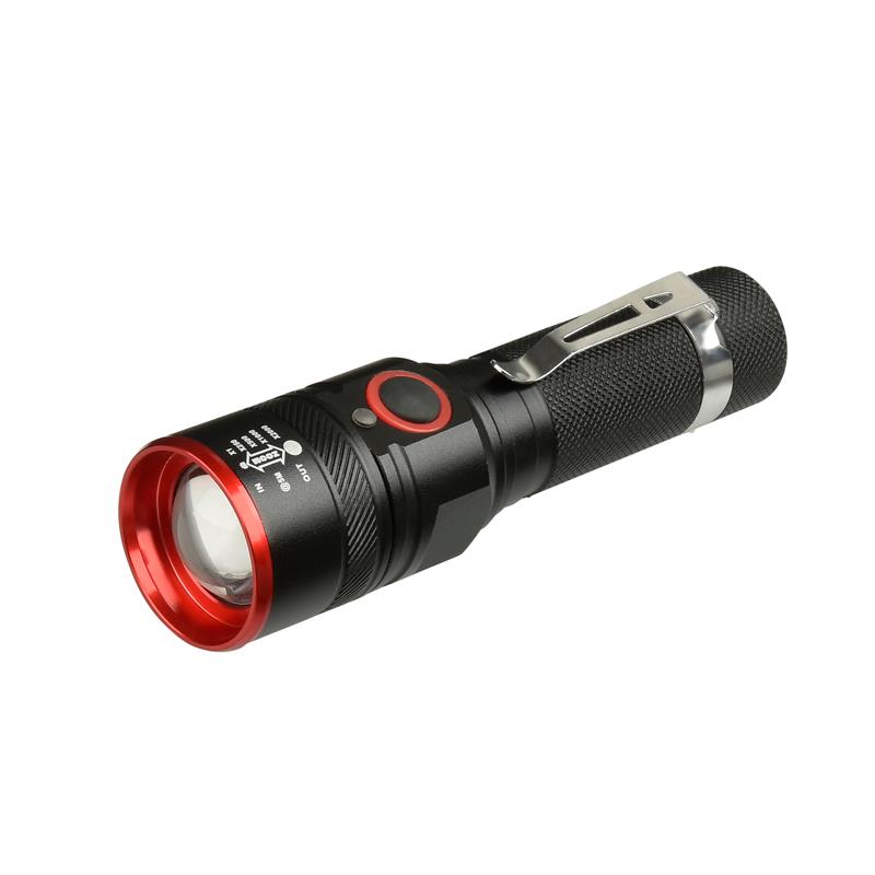 

XANES 1511-B T6 1000Lumens 3Modes Zoomable USB Rechargeable Brightness LED Flashlight
