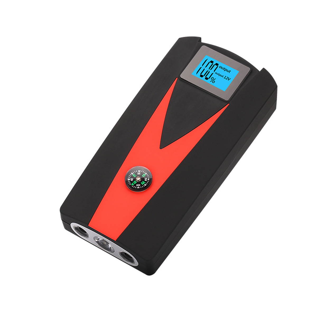 

82800mAh 12V LED Car Jump Starter Power Bank Booster Starter 4 USB Charging with Compass SOS Mode