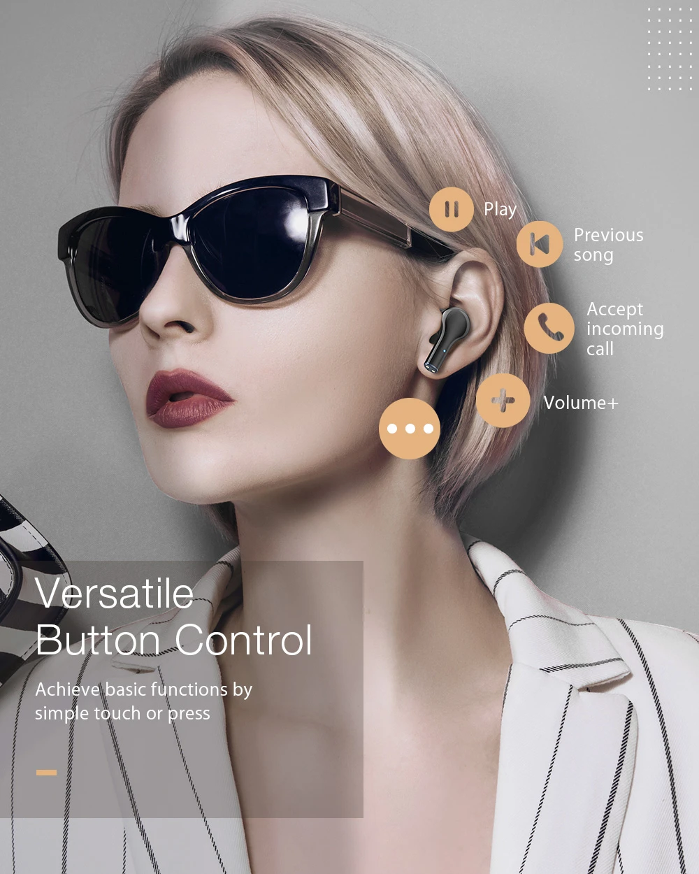 BlitzWolf BW-FYE9 Bluetooth Yarım Kulak İçi Kulaklık