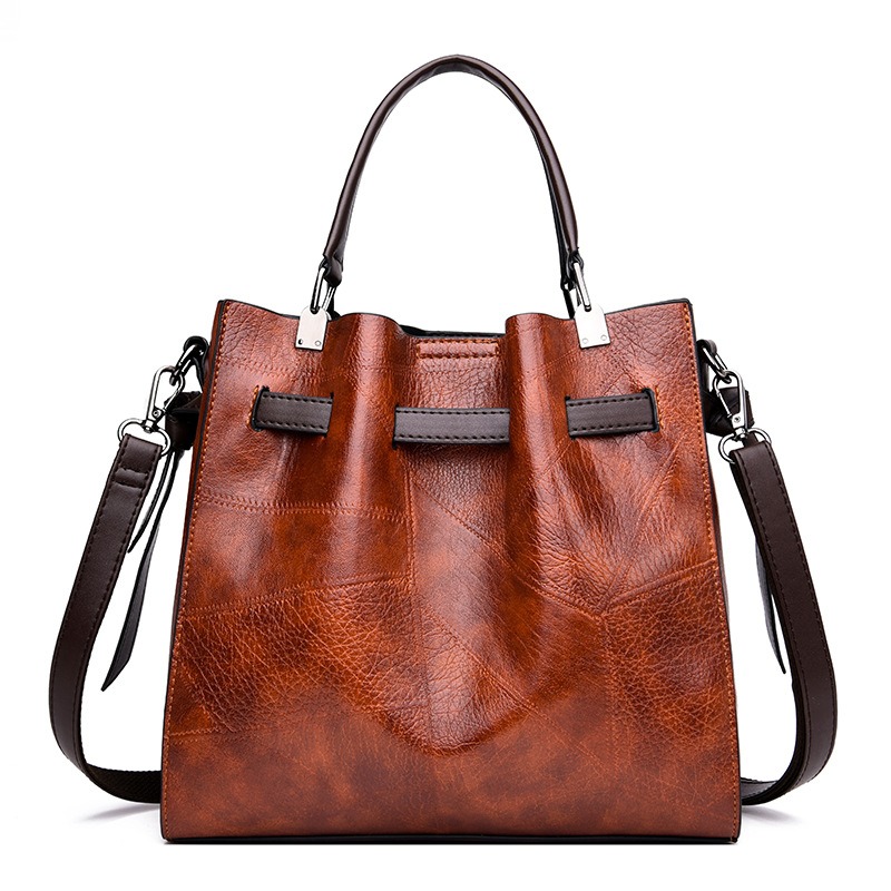 

Oil Wax Vintage Handbag Crossbody Bag For Women