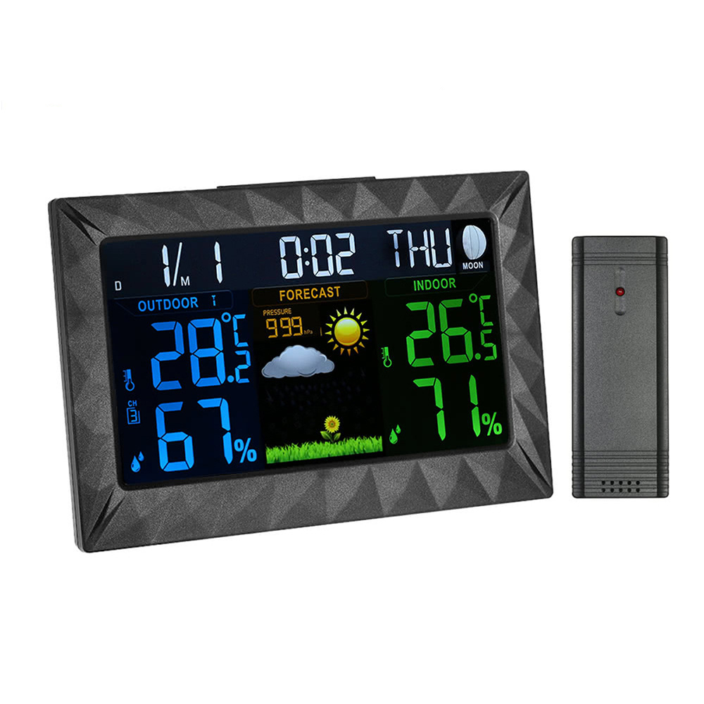 

TS-Y01 Wireless Digital Outdoor Indoor Temperature And Humidity Meter LCD Large Screen Display Thermometer Humidity Hygr