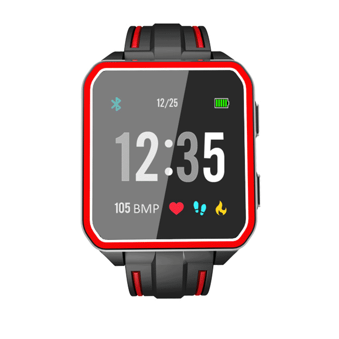 

Bakeey DJ008 1.54inch Full Touch Screen Weather Push Heart Rate Blood Pressure Oxygen Monitor Smart Watch