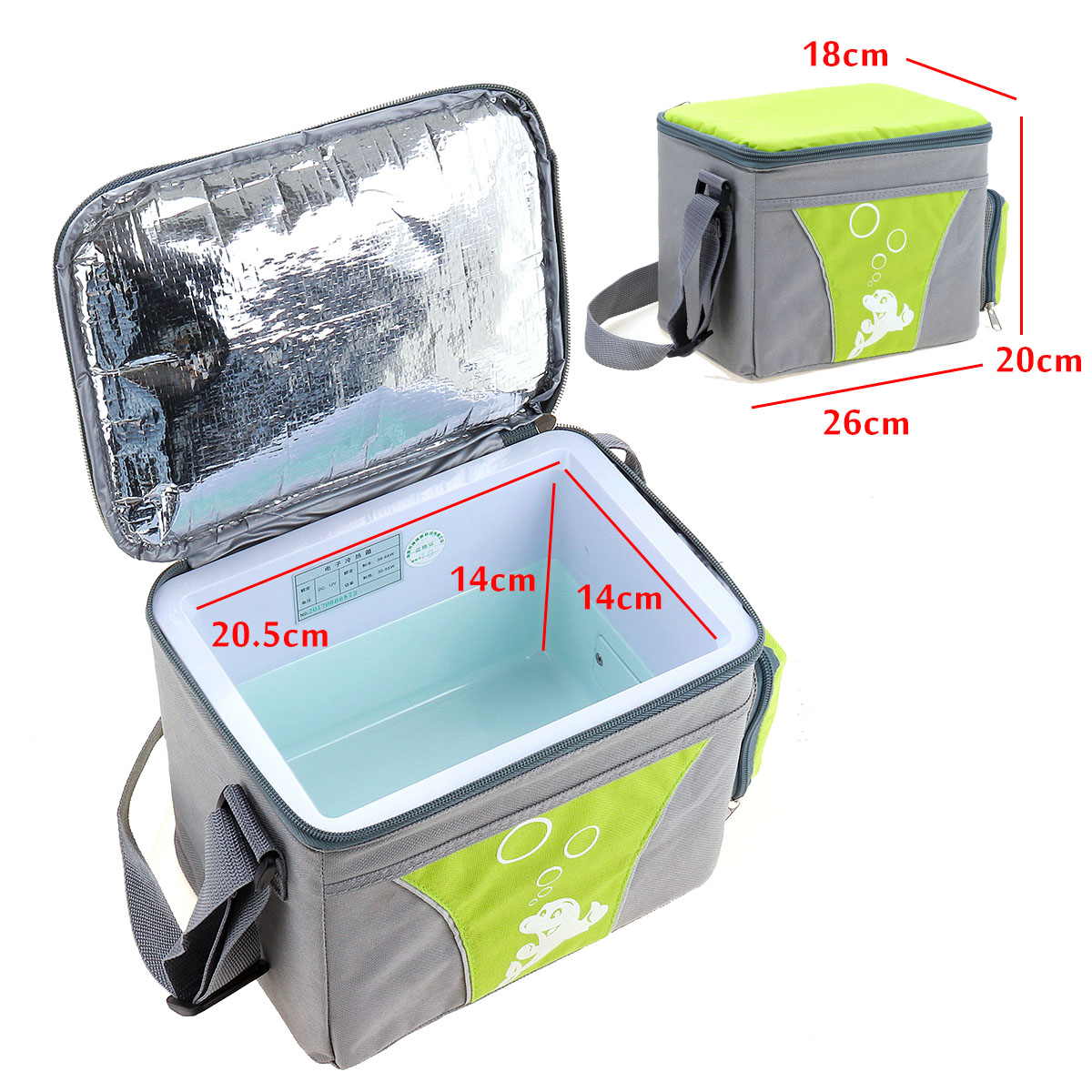 12V 6L Mini Car Refrigerator 2 In 1 Less Noise Car Cooling Heating Box Fridge for Cars Home Camping 14