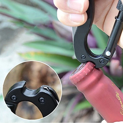 Multifunctional Camping Cutter Hanging Buckle 6 In 1 Tool Quick Release Buckle Buckle Folding Cutter