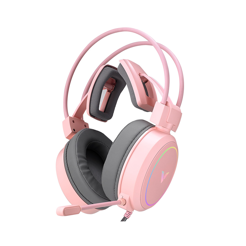 Find RAPOO Vh610 Gaming Headset 7 1 Virtual Surround Sound Integrated Line Control Graphene RGB LED Light Headphone for Compurter Game for Sale on Gipsybee.com with cryptocurrencies