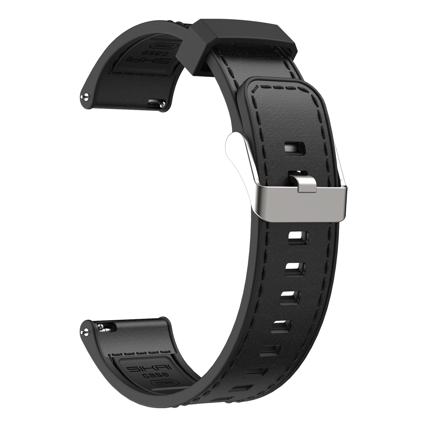 Find Bakeey 22mm Silicone Leather Replacement Strap Smart Watch Band For Huawei GT 2 46MM/Honor Magic 2 46MM for Sale on Gipsybee.com with cryptocurrencies