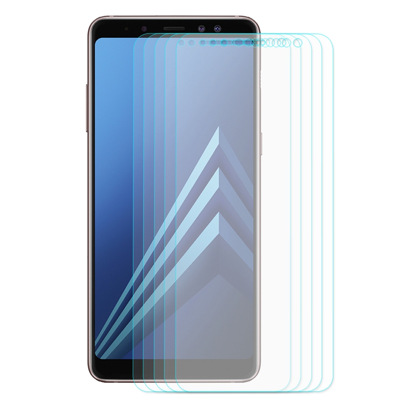 

5 Packs Enkay 0.26mm 2.5D Curved Edge Tempered Glass Screen Protector For Samsung Galaxy A8 Plus 2018