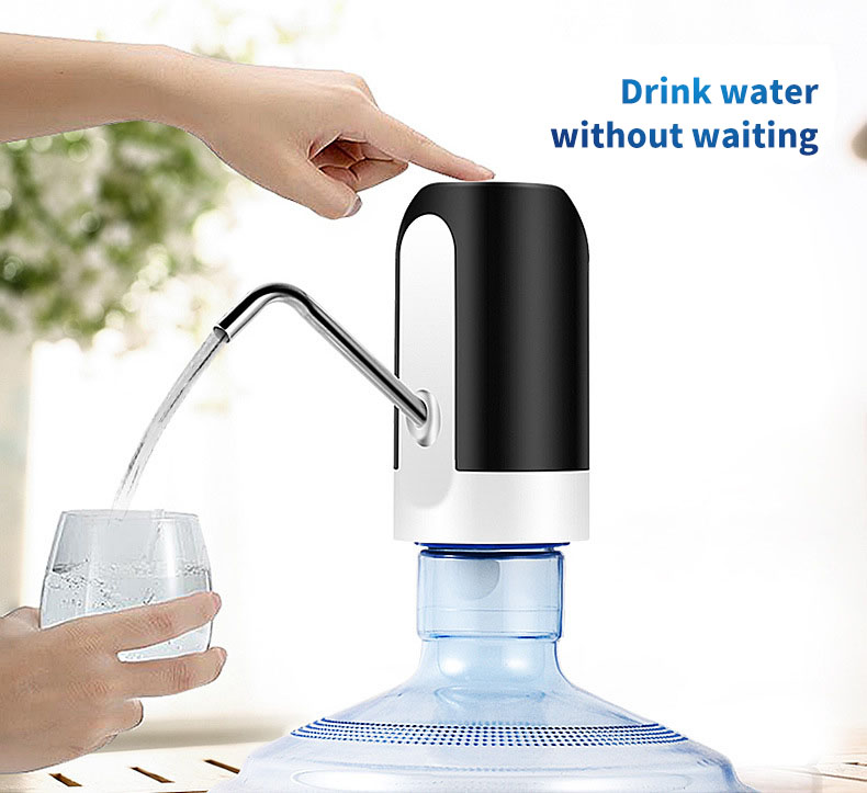 KCASA Electric Charging Water Dispenser USB Charging Water Bottle Pump Dispenser Drinking Water Bottles Suction Unit Faucet Tools Water Pumping Device 18