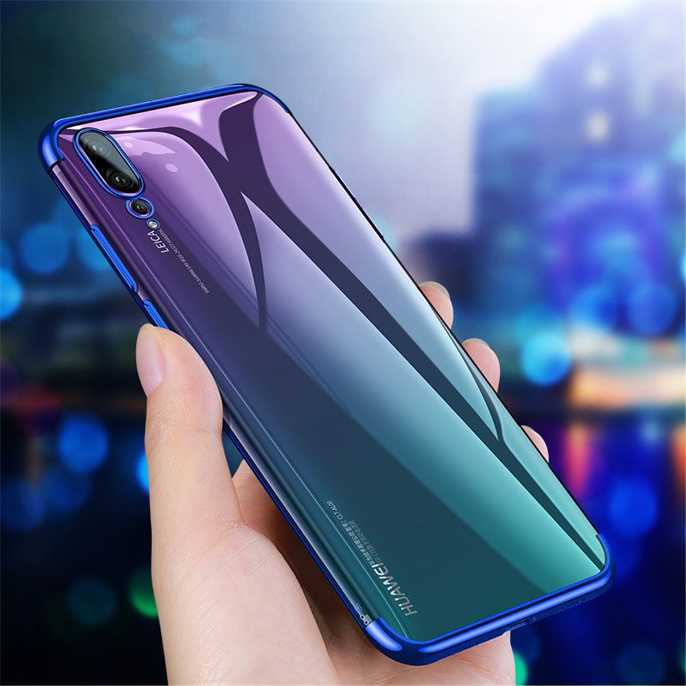 

Bakeey™ Plating Shockproof Ultra Thin Soft TPU Back Cover Protective Case for Huawei P20 Pro