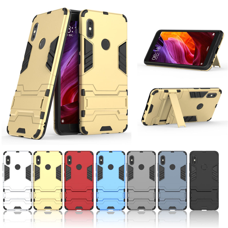 

Bakeey Armored Hybrid TPU & PC Hard With Bracket Back Protective Case For Xiaomi Redmi Note 5 Pro