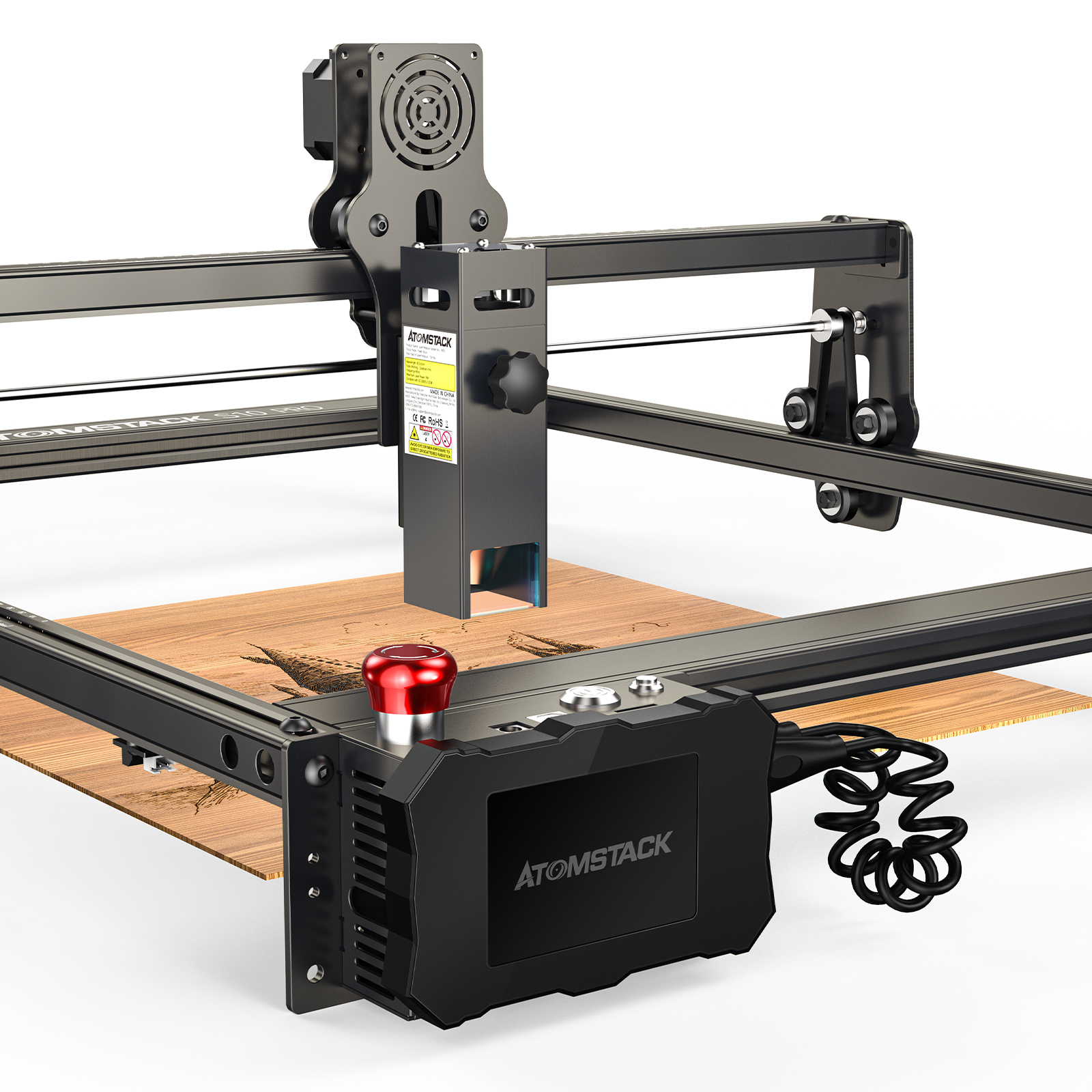 Find [EU Direct] ATOMSTACK S10 PRO Flagship Dual-Laser Laser Engraving Cutting Machine Support Offline Engraving Laser Engraver Cutter 10W Output Power Fixed-Focus 304 Mirror Stainless Steel Engraving Metal Wood Leather Acrylic DIY Engraver for Sale on Gipsybee.com with cryptocurrencies