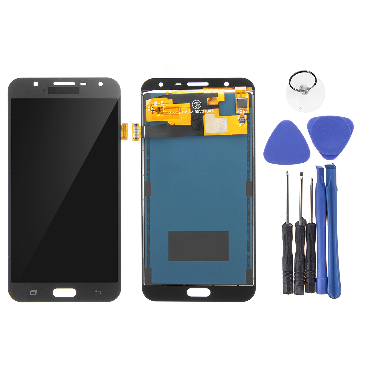 

LCD Display + Touch Screen Digitizer Replacement With Repair Tools For Samsung Galaxy J7 Neo J701F J701M